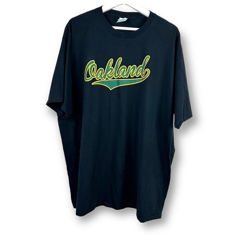 Port and Company black‎ Oakland Athletics T-shirt size 3XL